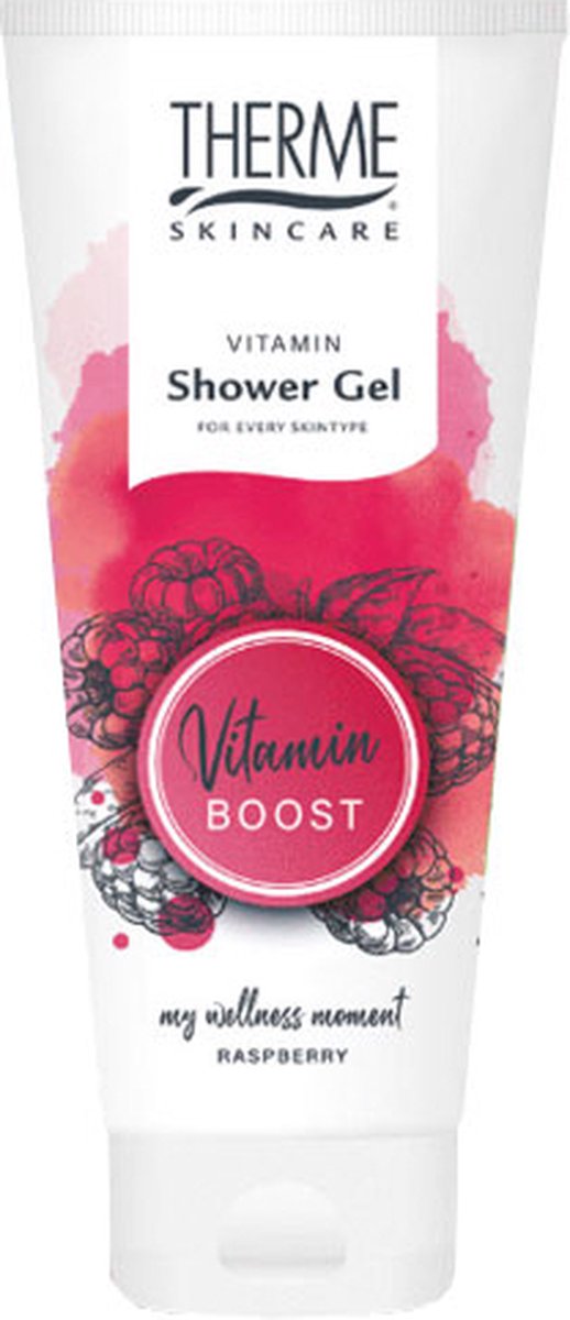Vitamin Boost Raspberry Shower Gel 200 ml