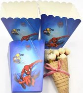 Spiderman Popcorn bakjes 6 stuks