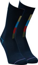 Hobby - Sokken - 2-pack - Egyptisch katoen - Donkerblauw - 3066 - Schoenmaat: 40-45