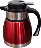 YILTEX – Isoleerfles / Thermoskan / Thermosfles / Isoleerkan – RVS – 1 Liter – Rood