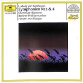 Beethoven: Symphonien no 1 & no 4, Egmont / Karajan, Berlin