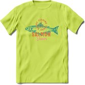 Vissen T-Shirt | Grappig Verjaardag Vis Hobby Cadeau Shirt | Dames - Heren - Unisex | Tshirt Hengelsport Kleding Kado - Groen - M