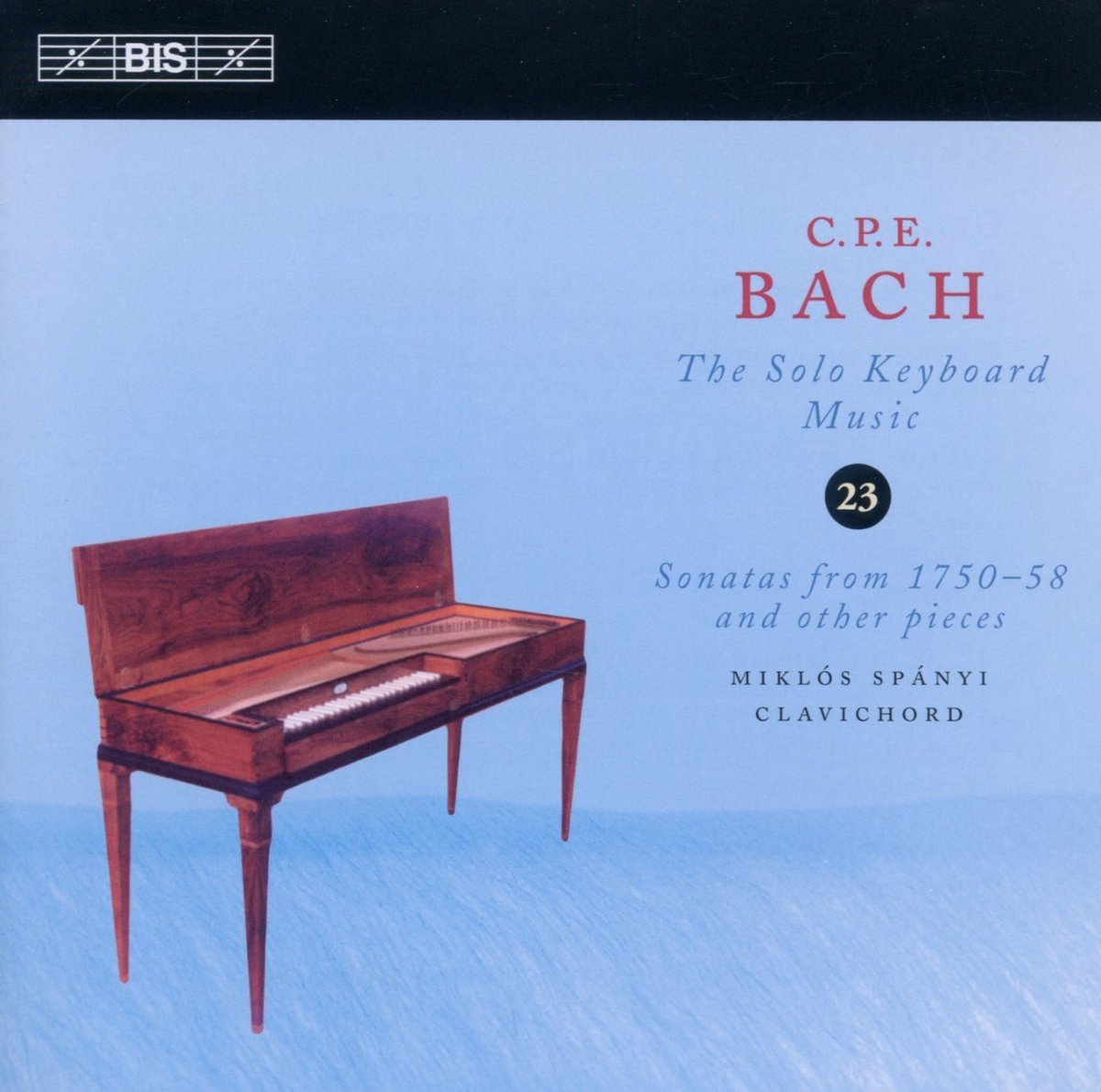 Miklós Spányi - C.P.E.. Bach: Solo Keyboard Music, Volume 23 (CD)