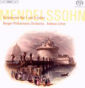Bergen Philharmonic Orchestra, Andrew Litton - Bartholdy: Symphonies Nos.1 & 4 (Super Audio CD)