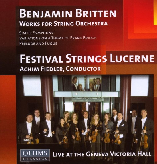 Festival Strings Luzerne Britten Works For String Orchestra (CD