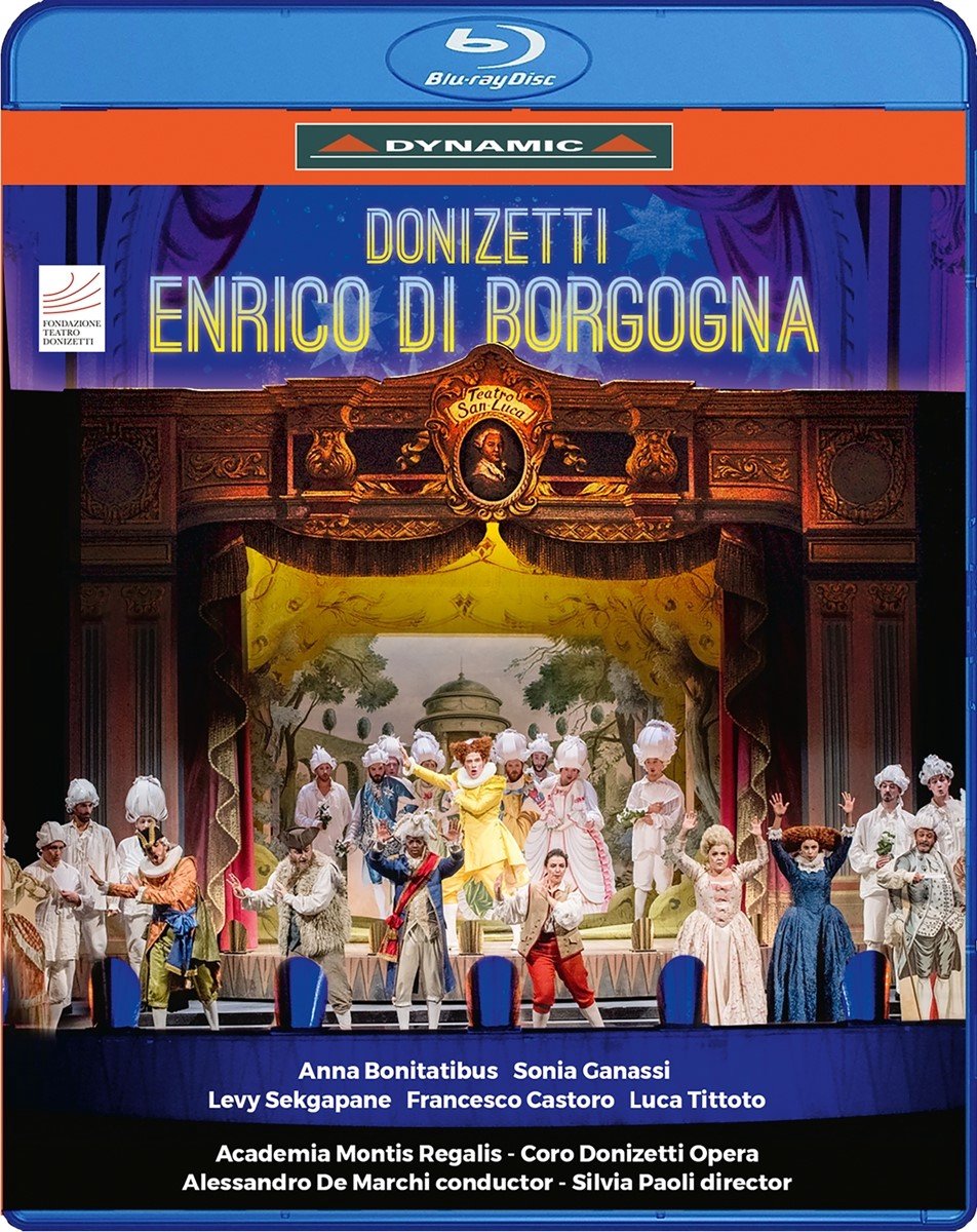 Anna Bonitatibus, Sonia Ganassi, Coro Donizetti Opera - Enrico Di Borgogna (Blu-ray)