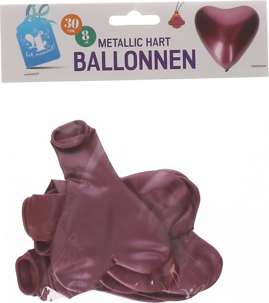 Hart ballonnen hartjes - Goud - Latex - 30 cm - 6 stuks - Ballon - Valentijnsdag - Valentijn - Love - Love is in the air - Liefde