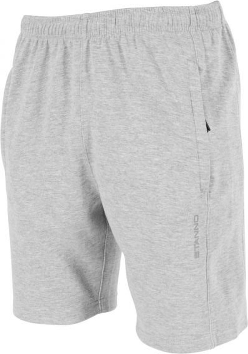 Stanno - Base Sweat Shorts - Sportbroek - Maat L - Grijs