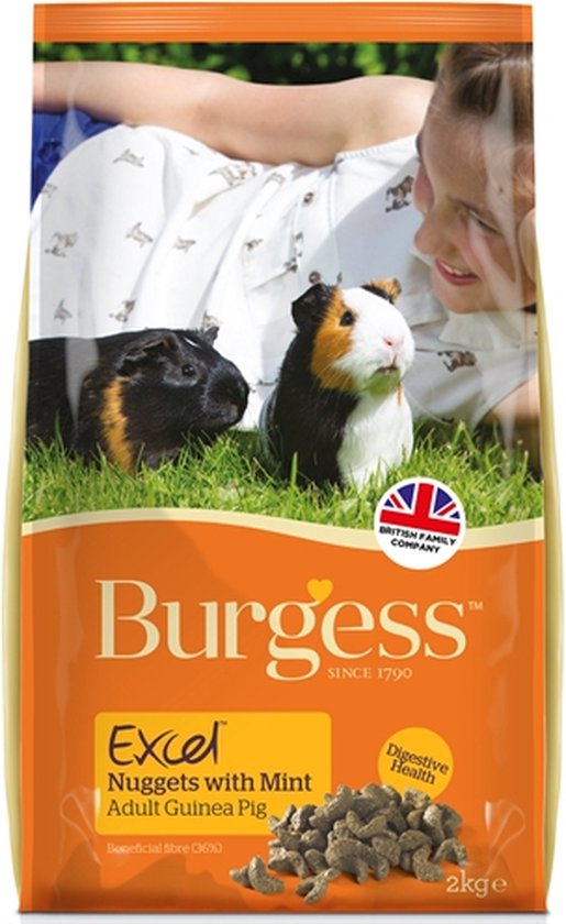 Burgess Excel Guinea Pig Caviavoer - 2 KG