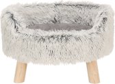 Trixie hondenmand sofa harvey rond wit-zwart 46x46x28 cm