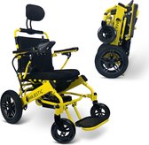 COMFYGO  Liggende Rolstoel voor volwassenen 500 W Motor Opvouwbare Elektrische Rolstoelen Draadloze afstandsbediening Mobiliteit Rolstoel IQ-8000, Normaal Zit (45 cm), 12AH Li-ion