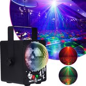 Led Dj Controller Disco Lights -  Club Party Lamp 60 Patronen Strobe - Laser Projector Sound - discolamp