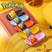 Pokémon -Pokemon Badslippers - Pokémon Slippers - Pokémon Pikachu Kids Slippers Geel - Zwart