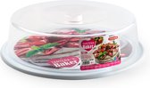Boîte de rangement à gâteaux ronde Witte 32 x 9,5 cm - Ustensiles de cuisine - Boîte de rangement à gâteaux - Servir / conserver les gâteaux / tartes dans une boîte
