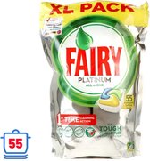 Fairy Vaatwastabletten Platinum All In One Lemon 55 stuks