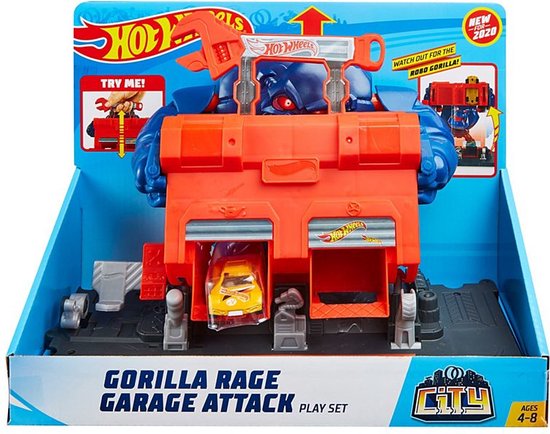Hot Wheels Gorilla Rage Garage Attack