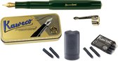 Kaweco Cadeauset nr.1 (5delig) Vulpen Sport Classic Green Fountain Pen - Medium