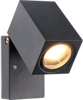 Isobel - Moderne Buiten wandlamp - Aluminium - Zwart