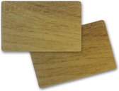 Carte PVC Ultracard avec motif bois, paquet de 500 pièces