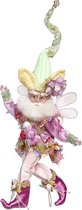 Mark Roberts - Easter Morning Santa Fairy - roze/groen/geel - 24 cm