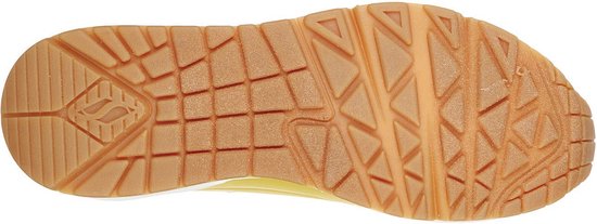 Skechers Uno -Stand On Air Dames Sneakers - Yellow - Maat 36