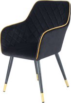 Amino 525 stoel zwart / goud