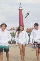 Annie Son Comfy Hoodie - Truien - Wit - Scheveningen zeefdruk