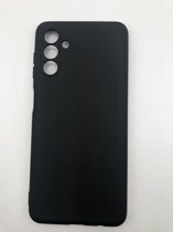 Hoogwaardige Siliconen back cover case - Geschikt voor Samsung Galaxy A13 5G / A04s - TPU hoesje Zwart - stevig back cover