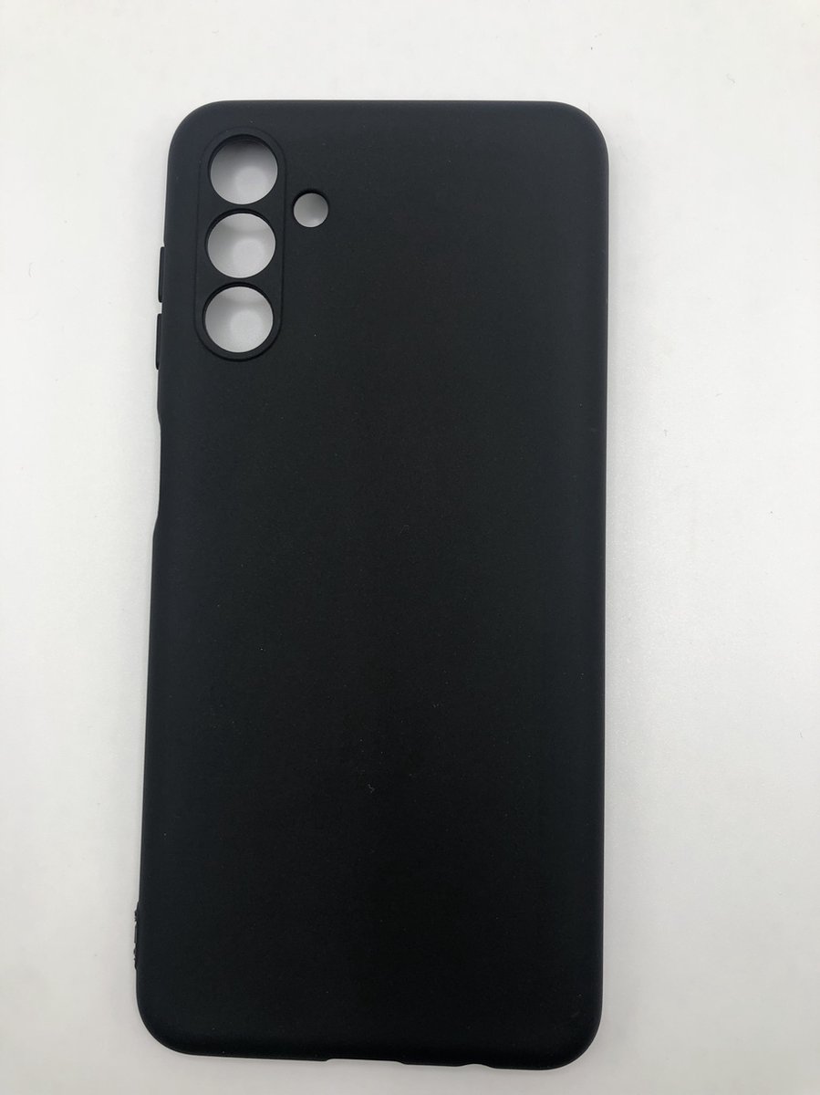 Siliconen back cover case - Geschikt voor Samsung Galaxy A13 5G / A04s - TPU hoesje Zwart