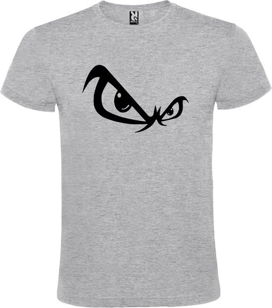 Grijs T-shirt ‘No Fear’ Zwart Maat L