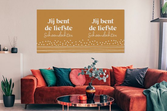 Peinture sur toile 160x80 cm - Décoration murale Fille - Motifs - Proverbes - Décoration murale murale salon - Décoration chambre - Accessoires de chambre - Peintures