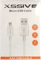 Xssive - MICRO USB CABLE - usb kabel - micro usb - AAA USB cable - 2M