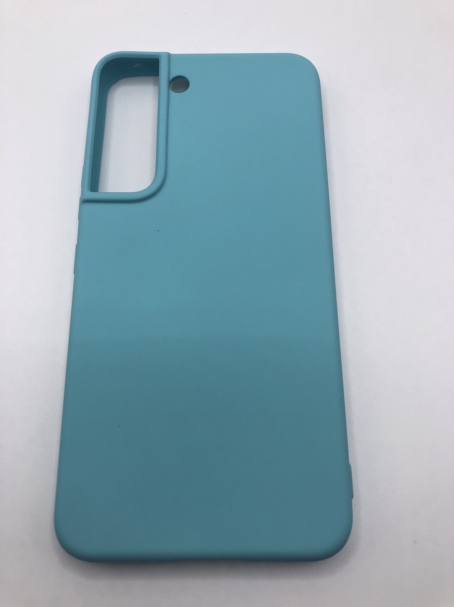 Siliconen back cover case - Geschikt voor Samsung Galaxy S21 Plus - TPU hoesje Turquoise