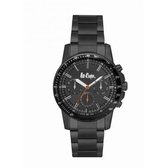 Lee Cooper LC06882.650 - Horloge - Analoog - Mannen - Heren - stalen band - Grijs - Zwart