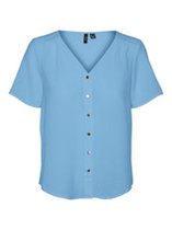 Vero Moda Falalu SS Shirt Wvn Blue Bell BLAUW XS