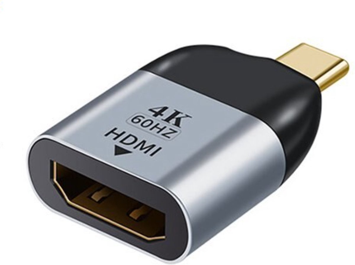 USB-C naar HDMI adapter - 4K 60Hz HDMI 2.0 - geschikt voor MacBook & smartphone