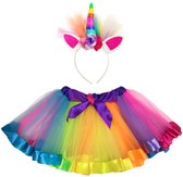 Tutu set - Regenboog eenhoorn kind