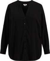 WE Fashion Dames blouse met jacquarddessin - Curve