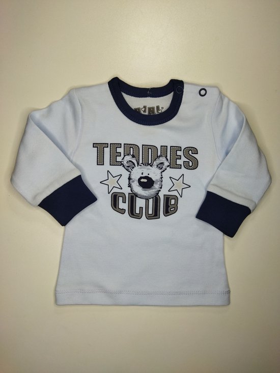 Nini - T-shirt/Shirtje Lucas - Maat 56 - 0 t/m 2 maanden