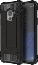 Samsung Galaxy S9 Hoesje - Mobigear - Outdoor Serie - Hard Kunststof Backcover - Zwart - Hoesje Geschikt Voor Samsung Galaxy S9