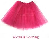 Tutu - Fuchsia met voering - 46 cm