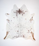KOELAP Koeienhuid Vloerkleed - Bruin Gevlekt Salt & Pepper - 200 x 235 cm - 1004395