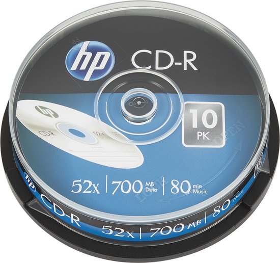 HP CRE00019 CD-R disc 700 MB 10 stuk(s) Spindel - HP