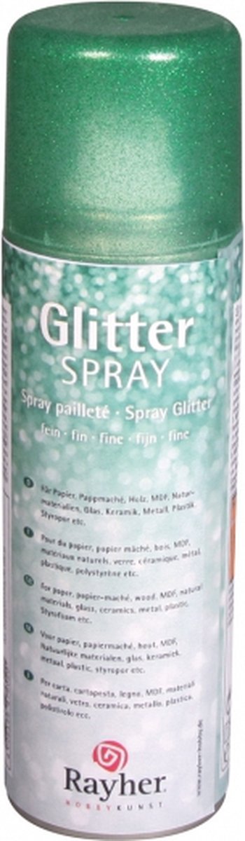 Fijne glitterspray groen | bol.com