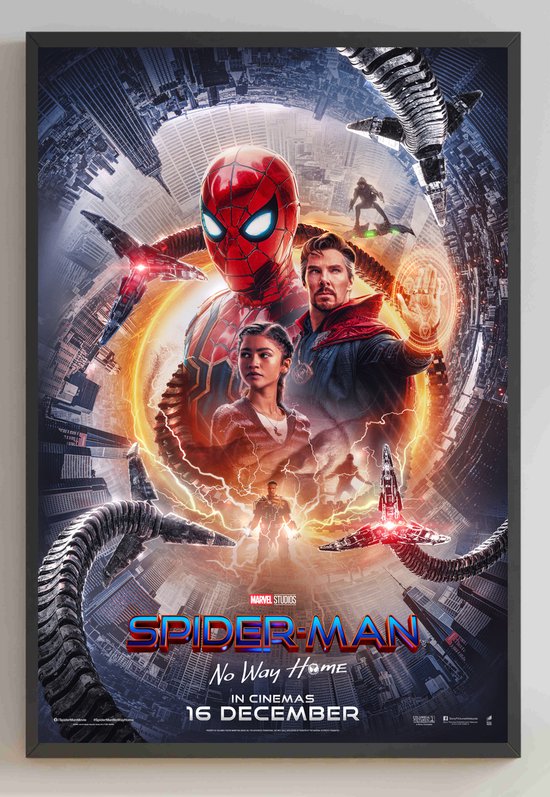Poster Spiderman | No Way Home | 2021 | filmposter | Marvel | 61 x 91,5 cm