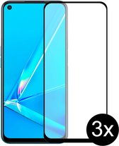 Pure Diamond Oppo A52 Screenprotector - Beschermglas Oppo A52 Screen Protector Extra Sterk Glas - 3 Stuks