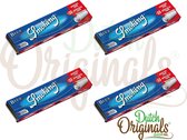 Smoking Blue KS Rolling Papers + Tips – Vloeipapier - Rolling Papers - Blauwe Vloei - Lange vloei – 4 stuks