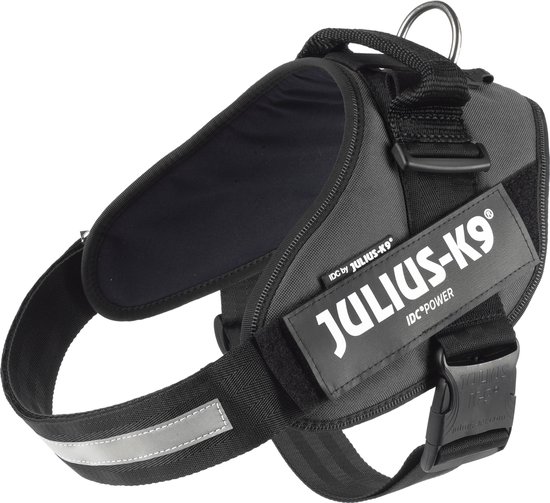 Julius k9 idc powertuig voor hond antraciet maat 2/71-96 cm
