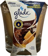 Glade geurkaars honey & chocolate 129g