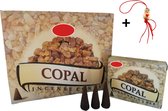 2 Pakjes - Wierook - Wierookkegeltjes - Kegeltjes - Kegels - Incense Cones - Copal - 20 Kegeltjes + Gelukspoppetje